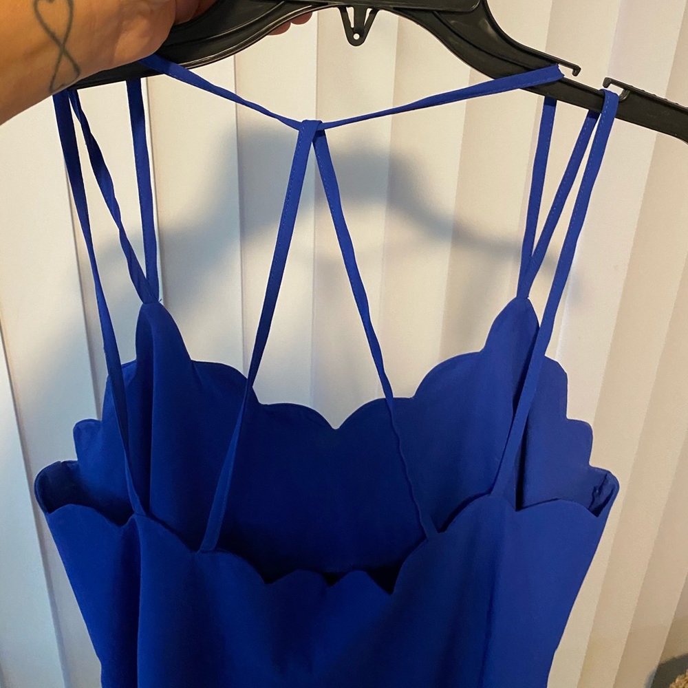 Blue dress